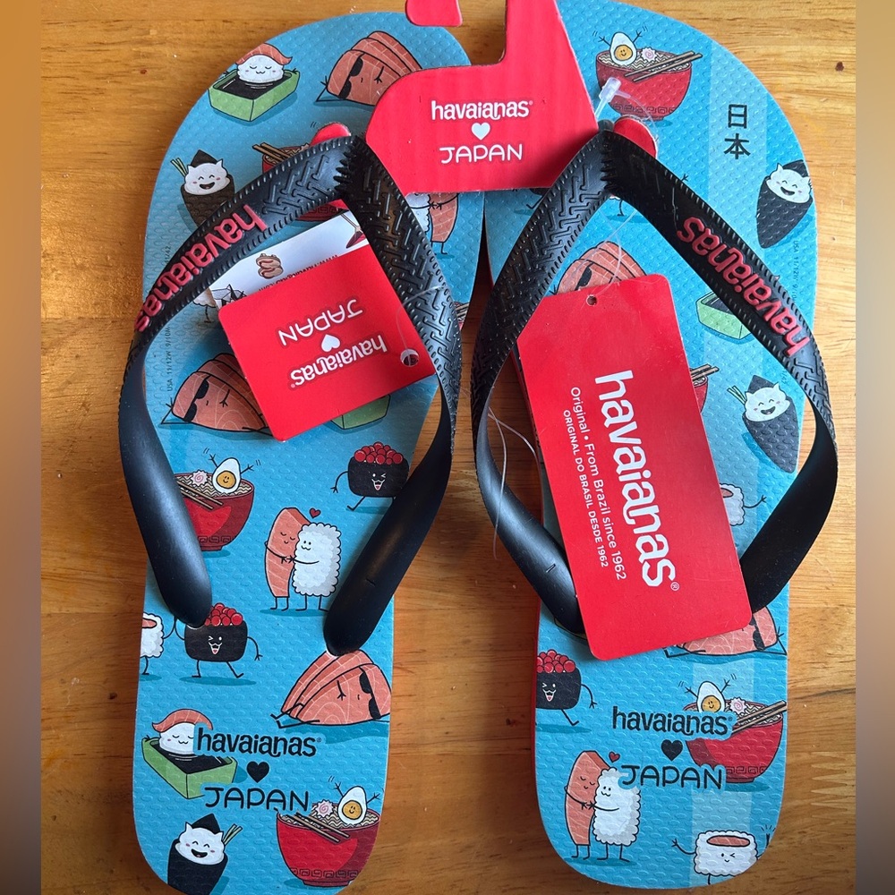 Sushi Flip Flops